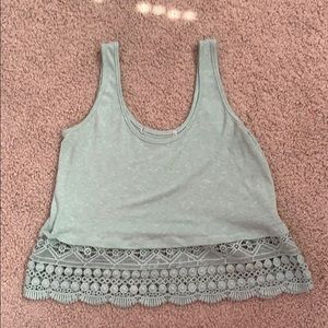 Mint tank top (any 3 shirts for $12)